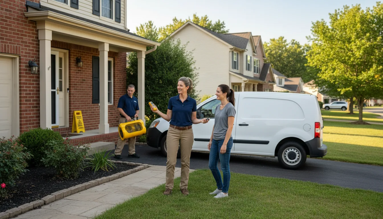 Residential water damage restoration in Eden, AZ